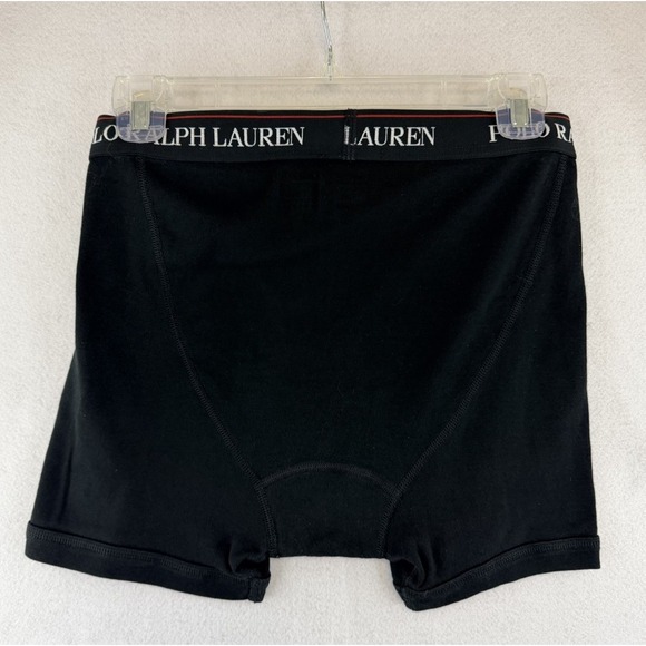 Polo Ralph Lauren Men's Black Cotton Boxer Brief Classic Fit, Size Medium, NWOT - Picture 2 of 5